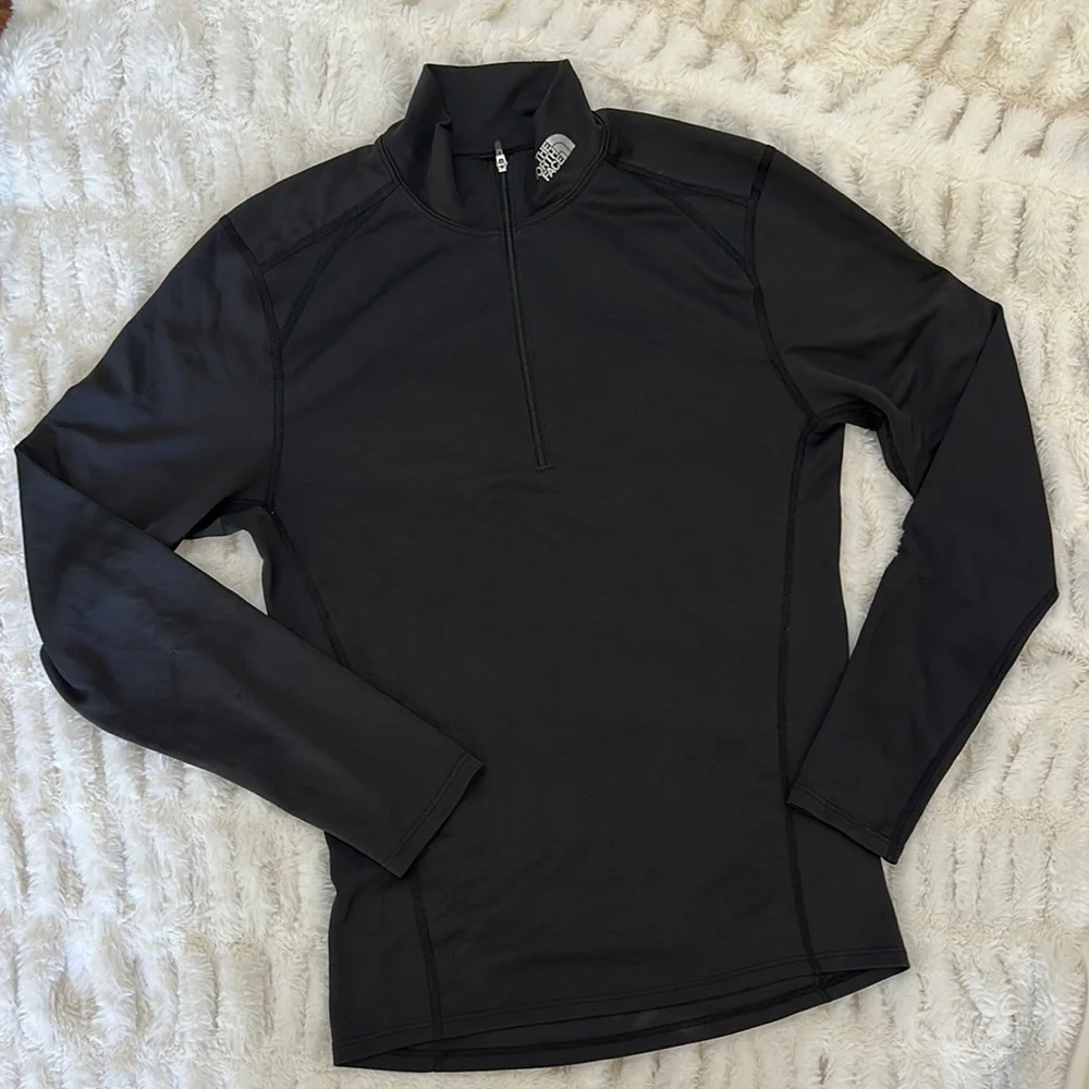 The North Face Black Men's Quarter Zip Jacket‎